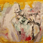 Title: Irish musicians /Iršti muzikanti / Medium : Oil on Canvas /Dimension : 35x45cm / Year: 2019 / Status: Private collections / V soukromé sbírce